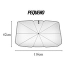 Nivus sun protect™ 2.0 Protetor Solar Parabrisa de Carros Dobrável