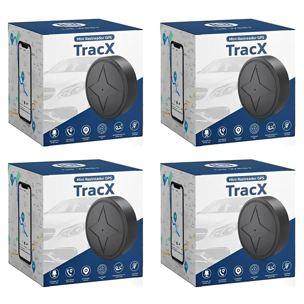 Kit 4 Mini Rastreador GPS TracX - Monitora e Rastreia