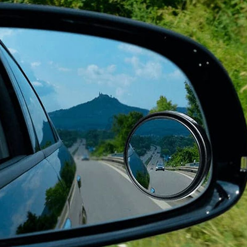 EasyVision™ 2.0 Espelho Convexo Auxiliar para Retrovisor Universal - 2 Pçs