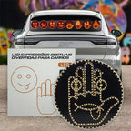 LED Expressões Gestuais Divertidas para Carros