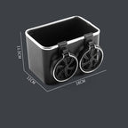 Baú Organizador Premium com Porta Copos para carro