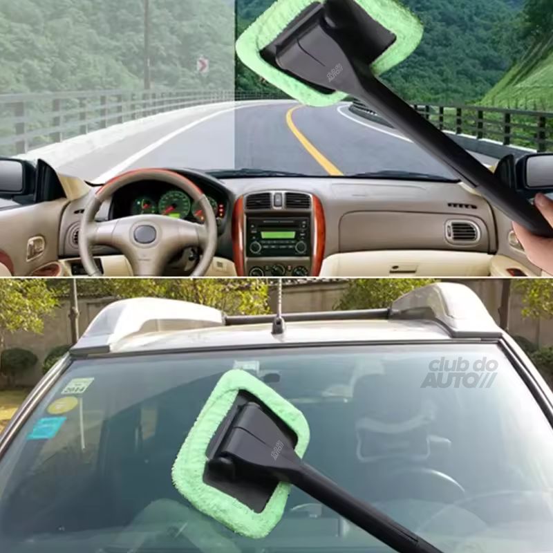 CleanVision™ Limpador de Parabrisa 180° Portátil Longo Alcance