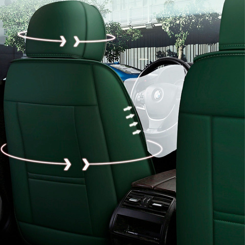 Capa Completa Automotiva Universal Aureon em Couro Legítimo e AirBag +BRINDES: Tapete e Capa Para Volante