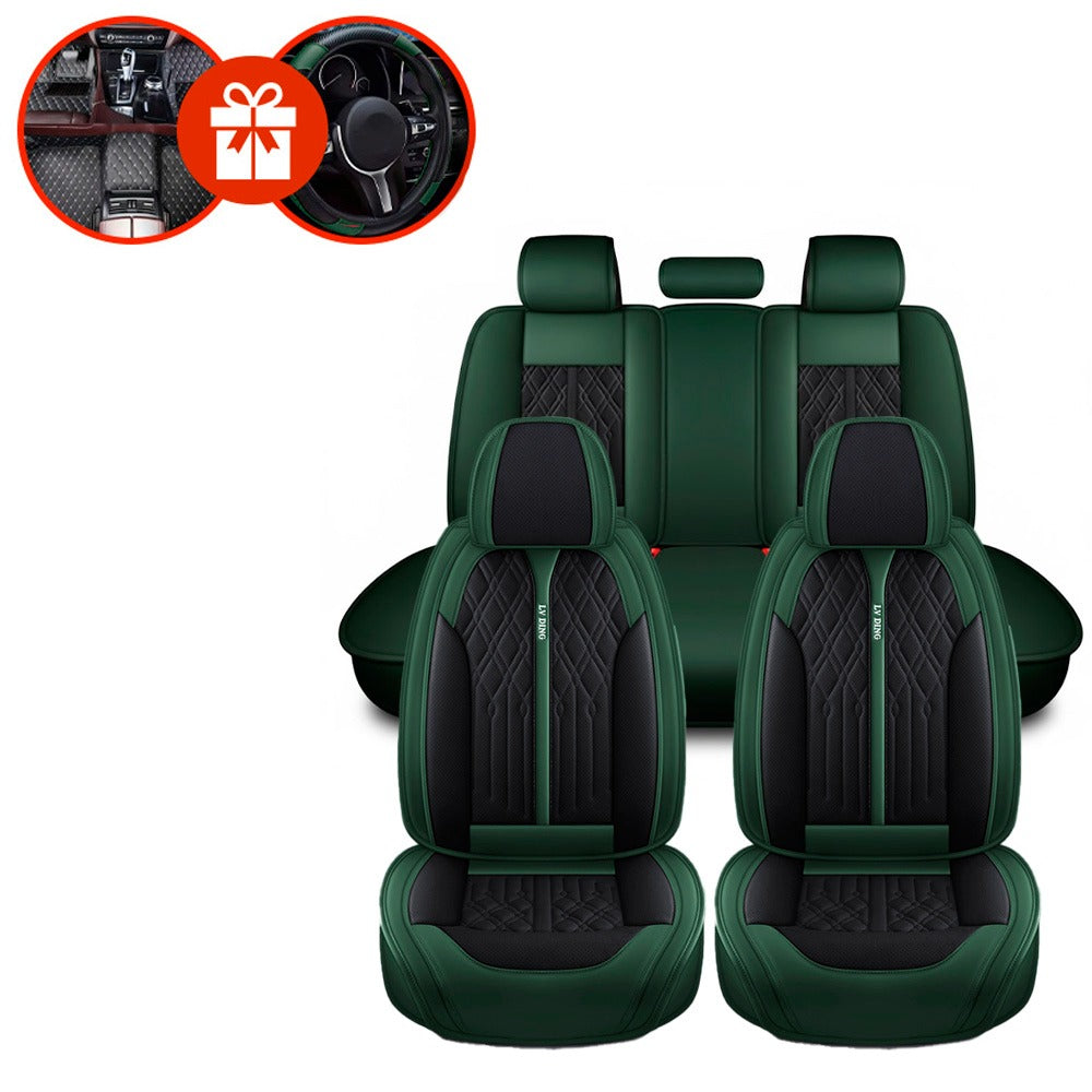 Capa Completa Automotiva Universal Aureon em Couro Legítimo e AirBag +BRINDES: Tapete e Capa Para Volante